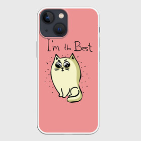 Чехол для iPhone 13 mini с принтом Я лучший в Кировске,  |  | cat | домашние любимцы | животные | котики | котэ | котята | любовь | милые