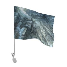 Флаг для автомобиля с принтом The Witcher 3: Wild Hunt в Кировске, 100% полиэстер | Размер: 30*21 см | 3 | shipyard | ведьмак | геральт | дикая | игры | лодки | онлайн | охота | ривии | рпг