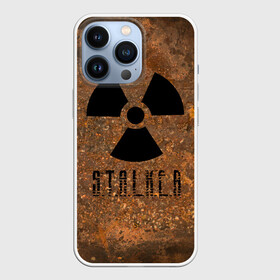 Чехол для iPhone 13 Pro с принтом STALKER в Кировске,  |  | Тематика изображения на принте: 35mm | s.t.a.l.k.e.r. | snork | stalker | арт | игра | мутант | пейзаж | припять | снорк | сталкер | трактор | чернобыль