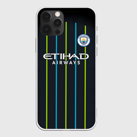 Чехол для iPhone 12 Pro с принтом Man City Форма Гостевая 18/19 в Кировске, силикон | область печати: задняя сторона чехла, без боковых панелей | 2019 | aguero | city | de bruyne | kevin | kit | kun | manchester | sergio | горожане | де брюйне | кан | кевин | манчестер | новая | серхио | сити | форма | футбольная