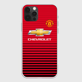 Чехол для iPhone 12 Pro Max с принтом Man United Форма Home 18 19 в Кировске, Силикон |  | mu | манчестер юнайтед | мю | форма