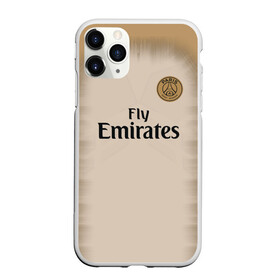 Чехол для iPhone 11 Pro Max матовый с принтом PSG Форма Новая Away 18 19 в Кировске, Силикон |  | Тематика изображения на принте: 2019 | fcb | paris saint germain | psg | псж | форма | футбольная