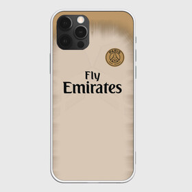 Чехол для iPhone 12 Pro с принтом PSG Форма Новая Away 18/19 в Кировске, силикон | область печати: задняя сторона чехла, без боковых панелей | Тематика изображения на принте: 2019 | fcb | paris saint germain | psg | псж | форма | футбольная