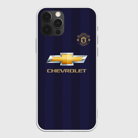 Чехол для iPhone 12 Pro Max с принтом Man United Форма Away 18 19 в Кировске, Силикон |  | mu | манчестер юнайтед | мю | форма