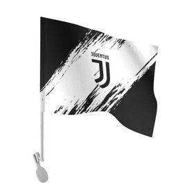 Флаг для автомобиля с принтом Juventus 2018 Original в Кировске, 100% полиэстер | Размер: 30*21 см | fly emirates | juventus | ronaldo | клуб | линии | мода | модные | мяч | реал мадрид | спорт | спортивные | стиль | футбол | футбольный клуб | экстрим | эмблема | ювентус