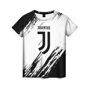 Женская футболка 3D с принтом Juventus 2018 Original в Кировске, 100% полиэфир ( синтетическое хлопкоподобное полотно) | прямой крой, круглый вырез горловины, длина до линии бедер | fly emirates | juventus | ronaldo | клуб | линии | мода | модные | мяч | реал мадрид | спорт | спортивные | стиль | футбол | футбольный клуб | экстрим | эмблема | ювентус