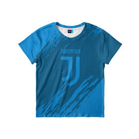 Детская футболка 3D с принтом Juventus 2018 Original в Кировске, 100% гипоаллергенный полиэфир | прямой крой, круглый вырез горловины, длина до линии бедер, чуть спущенное плечо, ткань немного тянется | Тематика изображения на принте: 