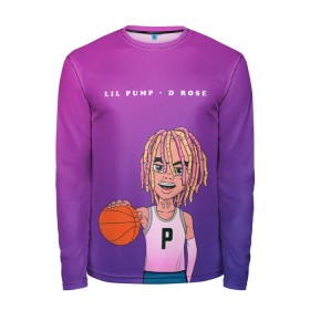 Мужской лонгслив 3D с принтом Lil Pump D Rose в Кировске, 100% полиэстер | длинные рукава, круглый вырез горловины, полуприлегающий силуэт | Тематика изображения на принте: hip hop | hiphop | lil pump | mc | rap | газзи гарсия | зачитал | клауд | клауд рэп | лил памп | лили | мс | памп | реп | репер | речитатив | рэп | рэпер | трэп | хип | хип хоп | хипхоп | хоп