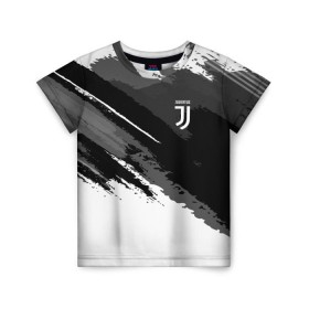 Детская футболка 3D с принтом FC Juventus Original 2018 в Кировске, 100% гипоаллергенный полиэфир | прямой крой, круглый вырез горловины, длина до линии бедер, чуть спущенное плечо, ткань немного тянется | football | soccer | ювентус