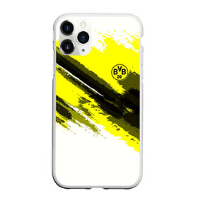 Чехол для iPhone 11 Pro матовый с принтом FC Borussia Original 2018 в Кировске, Силикон |  | football | soccer | боруссия