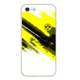 Чехол для iPhone 5/5S матовый с принтом FC Borussia Original 2018 в Кировске, Силикон | Область печати: задняя сторона чехла, без боковых панелей | football | soccer | боруссия