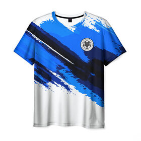 Мужская футболка 3D с принтом FC Leicester Original 2018 в Кировске, 100% полиэфир | прямой крой, круглый вырез горловины, длина до линии бедер | football | soccer
