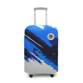 Чехол для чемодана 3D с принтом FC Leicester Original 2018 в Кировске, 86% полиэфир, 14% спандекс | двустороннее нанесение принта, прорези для ручек и колес | football | soccer