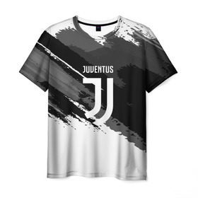 Мужская футболка 3D с принтом JUVENTUS SPORT STYLE в Кировске, 100% полиэфир | прямой крой, круглый вырез горловины, длина до линии бедер | Тематика изображения на принте: football | soccer | ювентус