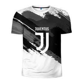 Мужская футболка 3D спортивная с принтом JUVENTUS SPORT STYLE в Кировске, 100% полиэстер с улучшенными характеристиками | приталенный силуэт, круглая горловина, широкие плечи, сужается к линии бедра | Тематика изображения на принте: football | soccer | ювентус