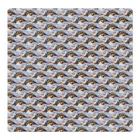 Магнитный плакат 3Х3 с принтом Ежики в Кировске, Полимерный материал с магнитным слоем | 9 деталей размером 9*9 см | еж | ежик | колючий | паттерн