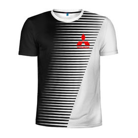Мужская футболка 3D спортивная с принтом MITSUBISHI SPORT в Кировске, 100% полиэстер с улучшенными характеристиками | приталенный силуэт, круглая горловина, широкие плечи, сужается к линии бедра |  машина | марка | митсубиси