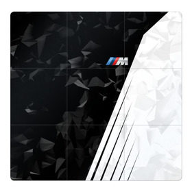 Магнитный плакат 3Х3 с принтом BMW 2018 M Sport в Кировске, Полимерный материал с магнитным слоем | 9 деталей размером 9*9 см | bmw | бмв | марка | машины