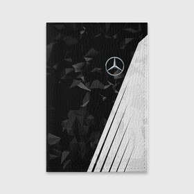 Обложка для паспорта матовая кожа с принтом MERCEDES BENZ SPORT в Кировске, натуральная матовая кожа | размер 19,3 х 13,7 см; прозрачные пластиковые крепления | mercedes | марка | машины | мерседес