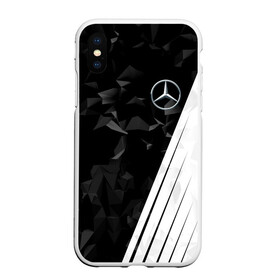 Чехол для iPhone XS Max матовый с принтом MERCEDES BENZ SPORT в Кировске, Силикон | Область печати: задняя сторона чехла, без боковых панелей | mercedes | марка | машины | мерседес