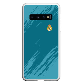 Чехол для Samsung Galaxy S10 с принтом Real Madrid 2018 Original в Кировске, Силикон | Область печати: задняя сторона чехла, без боковых панелей | Тематика изображения на принте: emirates | fc | real madrid | абстракция | реал мадрид | футбольный клуб | эмблема