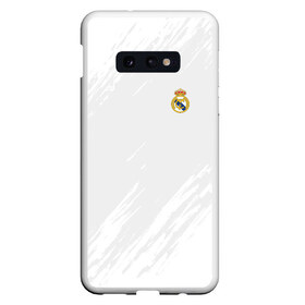 Чехол для Samsung S10E с принтом Real Madrid 2018 Original в Кировске, Силикон | Область печати: задняя сторона чехла, без боковых панелей | emirates | fc | real madrid | абстракция | реал мадрид | футбол | футбольный клуб | эмблема