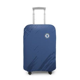 Чехол для чемодана 3D с принтом Chelsea Uniform в Кировске, 86% полиэфир, 14% спандекс | двустороннее нанесение принта, прорези для ручек и колес | chelsea | fc | спорт | спортивные | футбол | футбольный клуб | челси