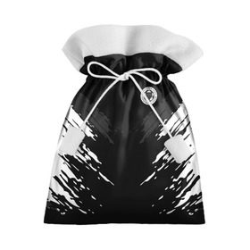 Подарочный 3D мешок с принтом LEICESTER CITY 2018 SPORT в Кировске, 100% полиэстер | Размер: 29*39 см | football | soccer | черно белый