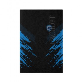 Обложка для паспорта матовая кожа с принтом PARIS 2018 SPORT в Кировске, натуральная матовая кожа | размер 19,3 х 13,7 см; прозрачные пластиковые крепления | football | soccer | париж