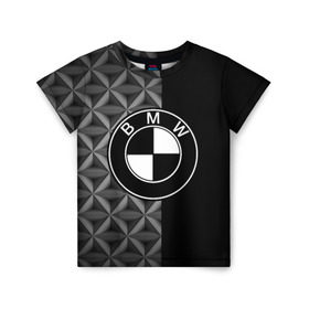 Детская футболка 3D с принтом BMW motorsport в Кировске, 100% гипоаллергенный полиэфир | прямой крой, круглый вырез горловины, длина до линии бедер, чуть спущенное плечо, ткань немного тянется | auto | automobile | bmw | car | автомобиль | бмв