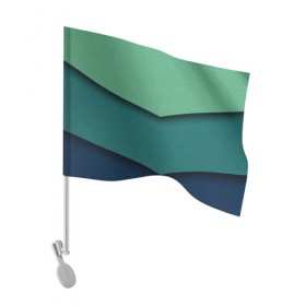Флаг для автомобиля с принтом Текстура бумаги в Кировске, 100% полиэстер | Размер: 30*21 см | triangle | бумага | треугольник