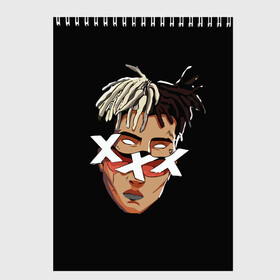 Скетчбук с принтом XXXtentacion в Кировске, 100% бумага
 | 48 листов, плотность листов — 100 г/м2, плотность картонной обложки — 250 г/м2. Листы скреплены сверху удобной пружинной спиралью | anime | at  me | freex | look | revenge | tentacion | xxx | xxxtentacion | аниме | джасей | дуэйн | икс | нарисованный | онфрой | рисунок | тейте | тент | тентаньсьен | тентасьён | тентасьон | тентейшен | тентейшн | триисковый