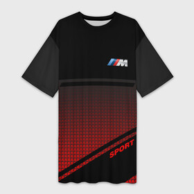 Платье-футболка 3D с принтом BMW 2018 M Sport в Кировске,  |  | bmw | бмв | марка | машины