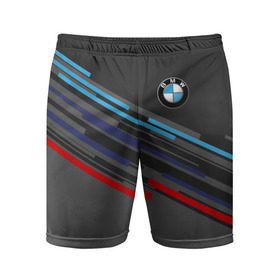 Мужские шорты 3D спортивные с принтом BMW BRAND COLOR в Кировске,  |  | Тематика изображения на принте: bmw | бмв | марка | машины