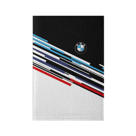 Обложка для паспорта матовая кожа с принтом BMW BRAND COLOR в Кировске, натуральная матовая кожа | размер 19,3 х 13,7 см; прозрачные пластиковые крепления | Тематика изображения на принте: bmw | бмв | марка | машины
