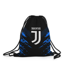 Рюкзак-мешок 3D с принтом JUVENTUS SPORT в Кировске, 100% полиэстер | плотность ткани — 200 г/м2, размер — 35 х 45 см; лямки — толстые шнурки, застежка на шнуровке, без карманов и подкладки | football | soccer | ювентус