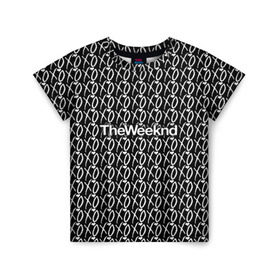 Детская футболка 3D с принтом The Weeknd в Кировске, 100% гипоаллергенный полиэфир | прямой крой, круглый вырез горловины, длина до линии бедер, чуть спущенное плечо, ткань немного тянется | pbrb | pop | rb | the weeknd | trilogy | weeknd | xo | викенд | викнд | икс | иксо | макконен | музыкант | о | рнб | тесфайе | уикенд | уикнд | хип хоп | хипхоп | хо | эйбел | эр эн би