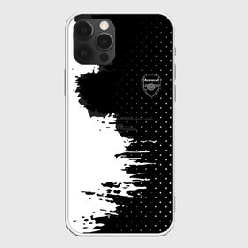 Чехол для iPhone 12 Pro Max с принтом Arsenal uniform black 2018 в Кировске, Силикон |  | football | soccer | арсенал