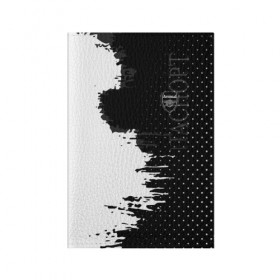 Обложка для паспорта матовая кожа с принтом Arsenal uniform black 2018 в Кировске, натуральная матовая кожа | размер 19,3 х 13,7 см; прозрачные пластиковые крепления | football | soccer | арсенал