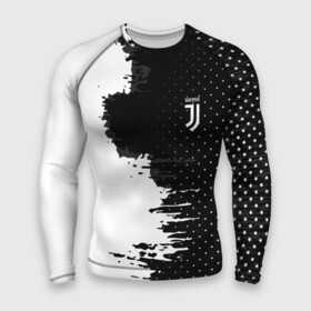 Мужской рашгард 3D с принтом Juventus uniform black 2018 в Кировске,  |  | Тематика изображения на принте: football | soccer | ювентус