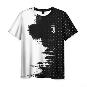 Мужская футболка 3D с принтом Juventus uniform black 2018 в Кировске, 100% полиэфир | прямой крой, круглый вырез горловины, длина до линии бедер | Тематика изображения на принте: football | soccer | ювентус
