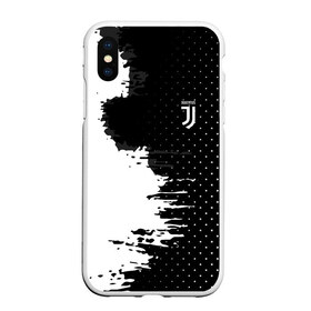 Чехол для iPhone XS Max матовый с принтом Juventus uniform black 2018 в Кировске, Силикон | Область печати: задняя сторона чехла, без боковых панелей | football | soccer | ювентус