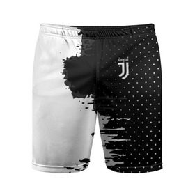 Мужские шорты 3D спортивные с принтом Juventus uniform black 2018 в Кировске,  |  | football | soccer | ювентус