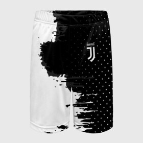 Детские спортивные шорты 3D с принтом Juventus uniform black 2018 в Кировске,  100% полиэстер
 | пояс оформлен широкой мягкой резинкой, ткань тянется
 | Тематика изображения на принте: football | soccer | ювентус