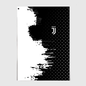 Постер с принтом Juventus uniform black 2018 в Кировске, 100% бумага
 | бумага, плотность 150 мг. Матовая, но за счет высокого коэффициента гладкости имеет небольшой блеск и дает на свету блики, но в отличии от глянцевой бумаги не покрыта лаком | football | soccer | ювентус