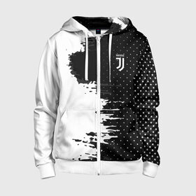 Детская толстовка 3D на молнии с принтом Juventus uniform black 2018 в Кировске, 100% полиэстер |  манжеты и пояс оформлены широкой мягкой резинкой, двухслойный капюшон со шнурком для регулировки, спереди карманы и застежка-молния
 | football | soccer | ювентус