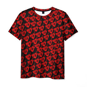 Мужская футболка 3D с принтом RAINBOW SIX SIEGE OUTBREAK в Кировске, 100% полиэфир | прямой крой, круглый вырез горловины, длина до линии бедер | Тематика изображения на принте: 