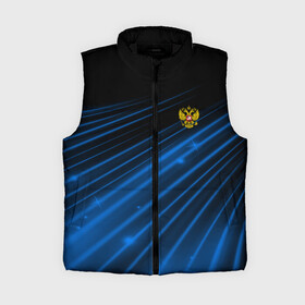 Женский жилет утепленный 3D с принтом Russia Sport 2018 uniform в Кировске,  |  | Тематика изображения на принте: abstraction | grunge | russia | sport | абстракция | герб | краска | русский | символика рф | спорт | спортивный | триколор | униформа | форма | я русский