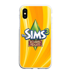 Чехол для iPhone XS Max матовый с принтом The Sims в Кировске, Силикон | Область печати: задняя сторона чехла, без боковых панелей | Тематика изображения на принте: игра | онлайн | симс | симулятор