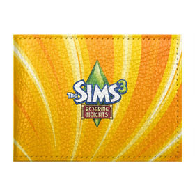 Обложка для студенческого билета с принтом The Sims в Кировске, натуральная кожа | Размер: 11*8 см; Печать на всей внешней стороне | игра | онлайн | симс | симулятор